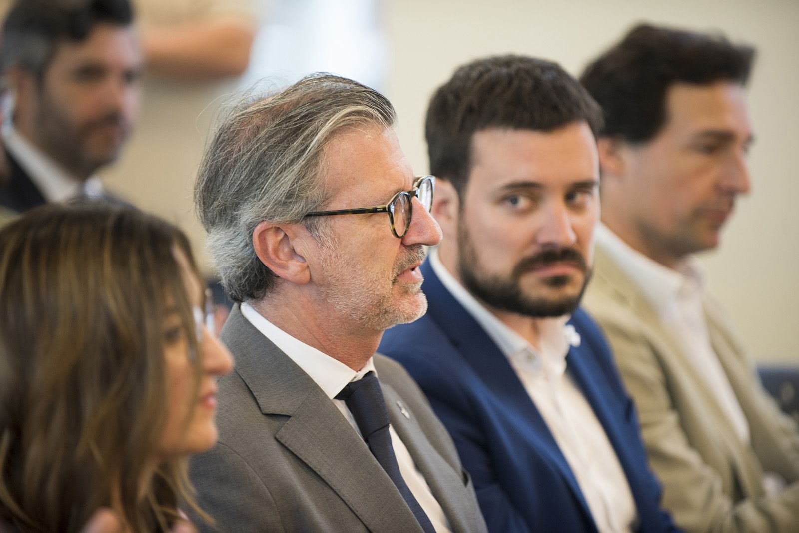 Constitució de la nova junta de Veïns de Valldoreix. FOTO: Bernat Millet.