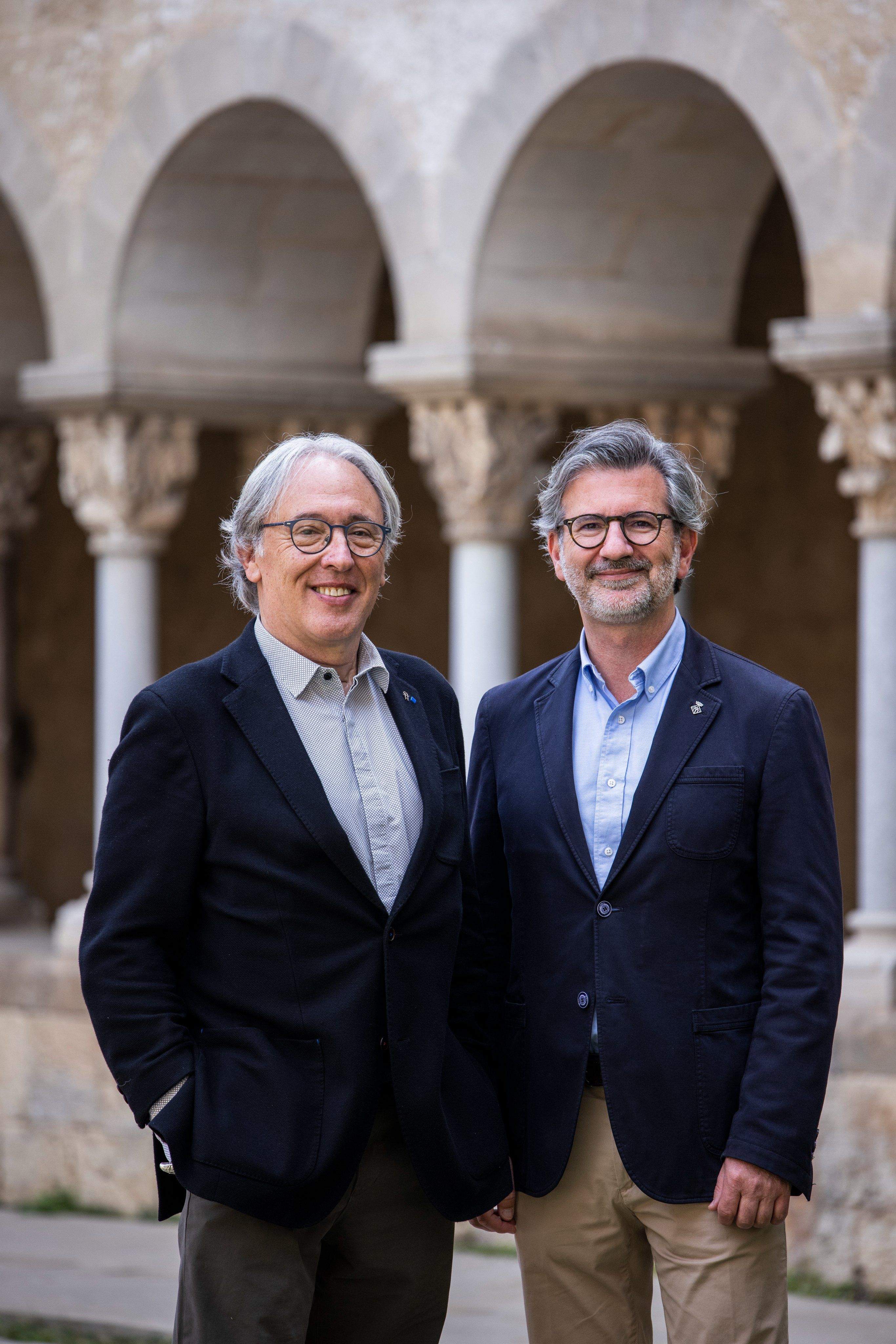 Albert Mendoza amb Josep Maria Vallès, alcalde de Sant Cugat FOTO: Junts
