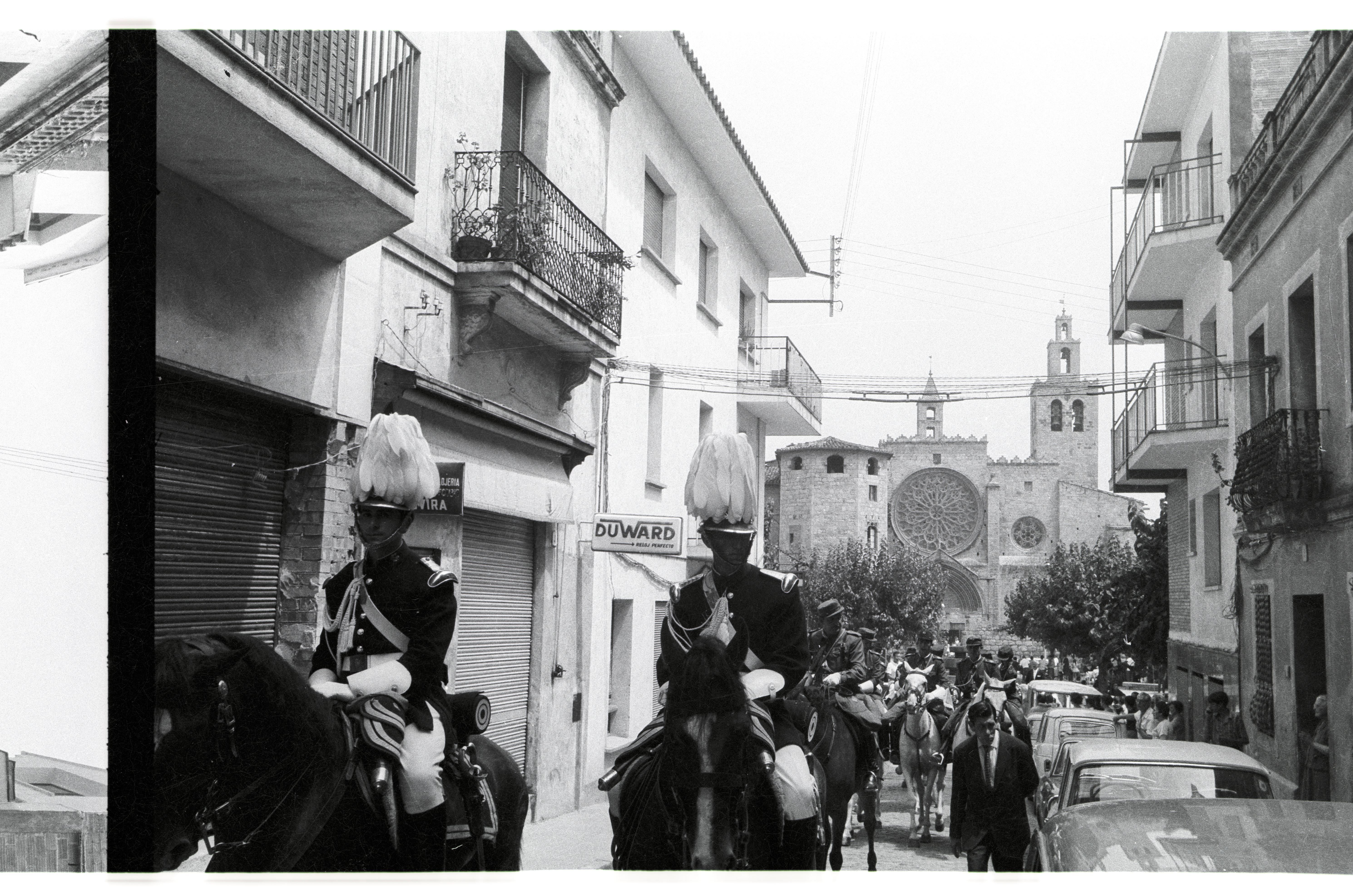 Les cercaviles s'han transformat en tradició de festa major. En imatge una de 1969. FOTO: Fons Cabanas - AMSCV