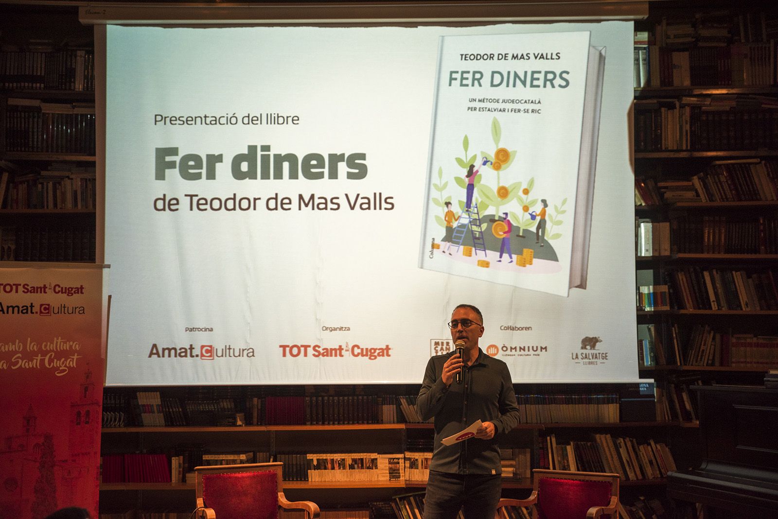 Presentació del llibre 'Fer diners' de Teodor de Mas. FOTO: Bernat Millet.