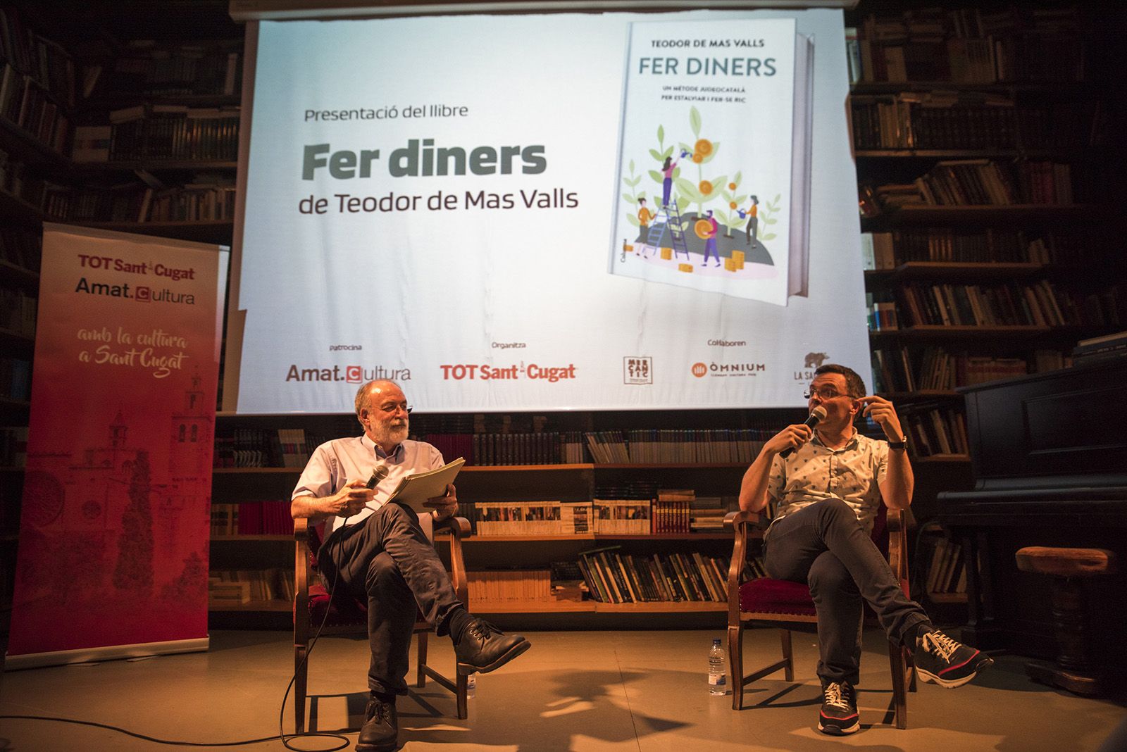 Presentació del llibre 'Fer diners' de Teodor de Mas. FOTO: Bernat Millet.