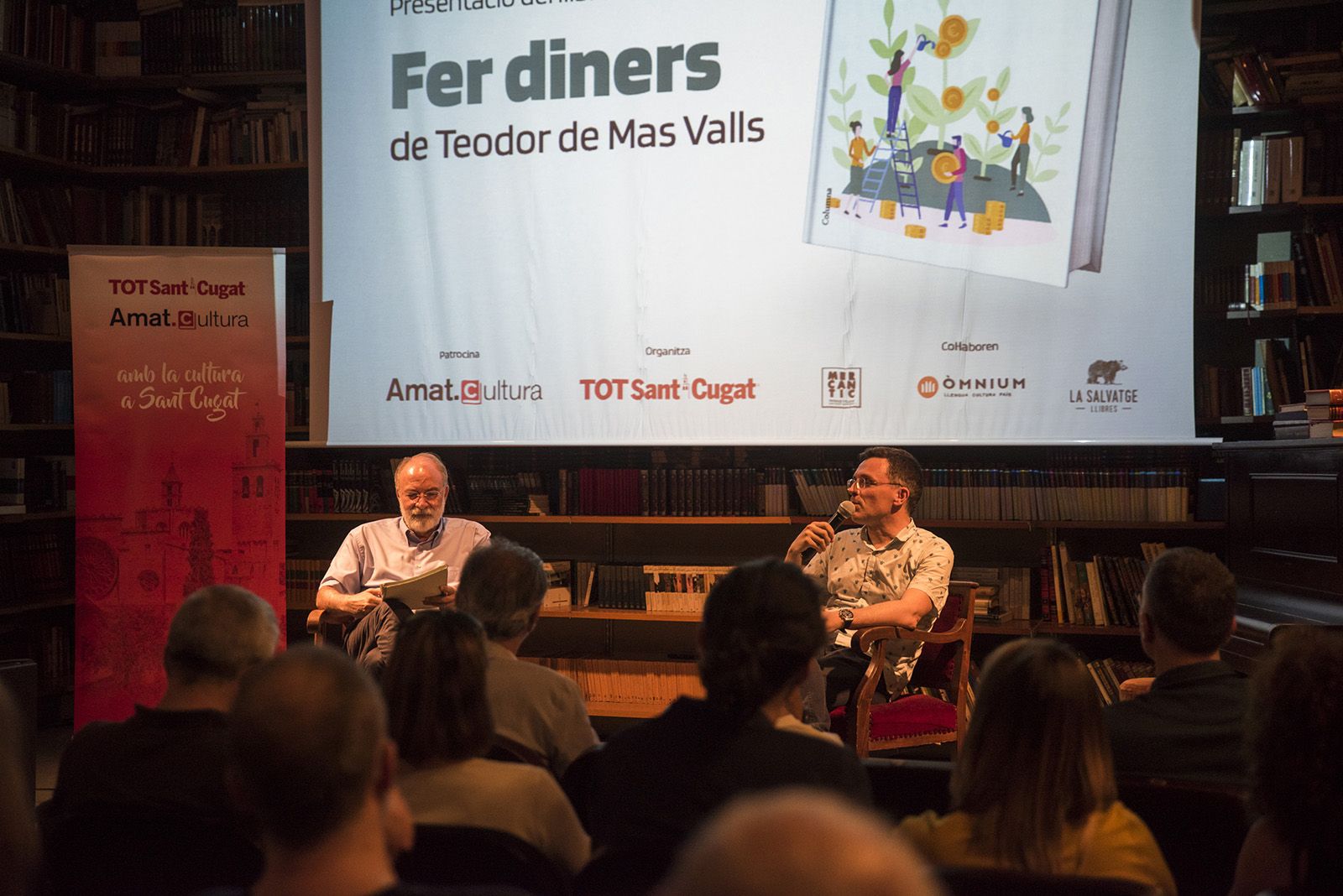 Presentació del llibre 'Fer diners' de Teodor de Mas. FOTO: Bernat Millet.