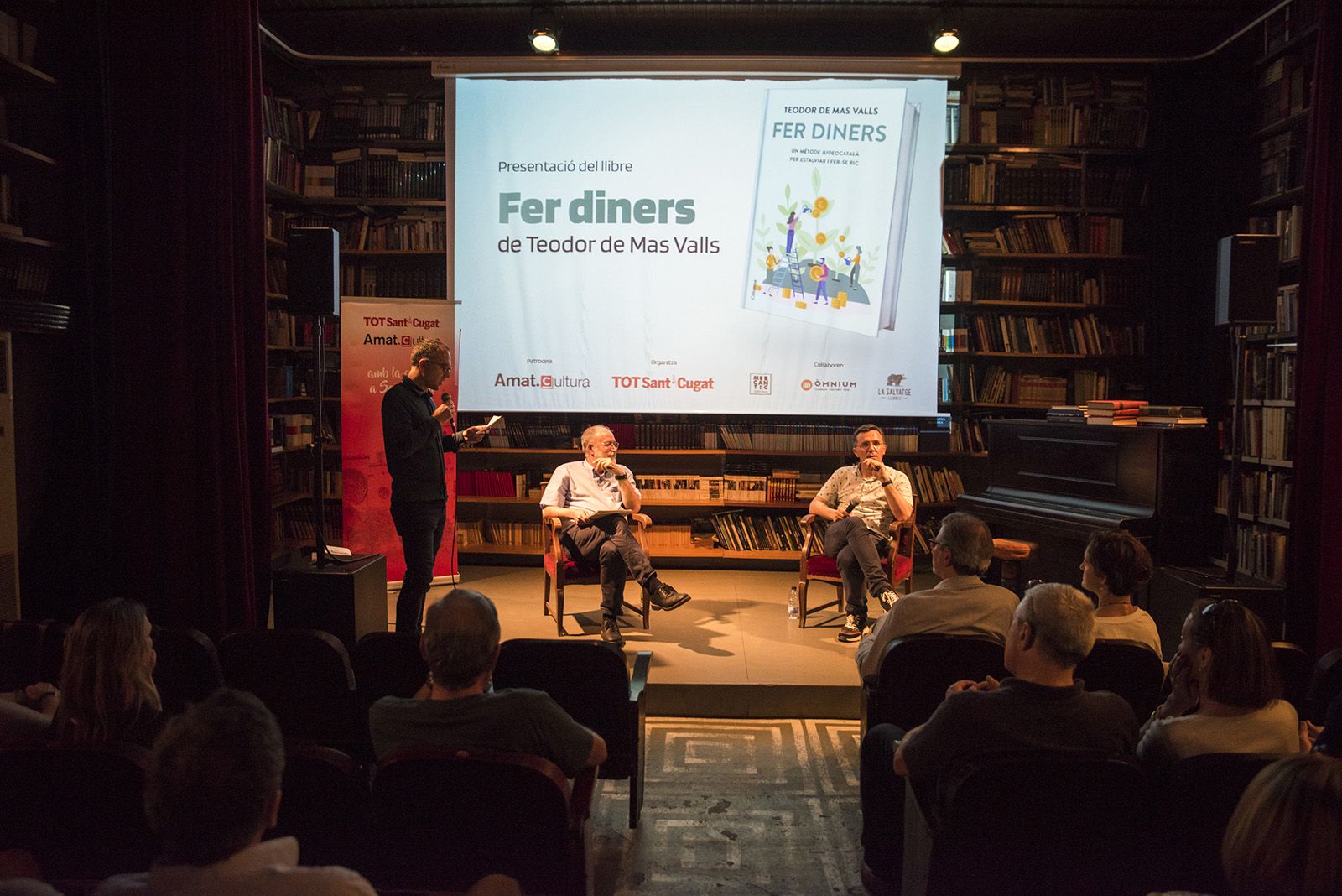 Presentació del llibre 'Fer diners' de Teodor de Mas. FOTO: Bernat Millet.