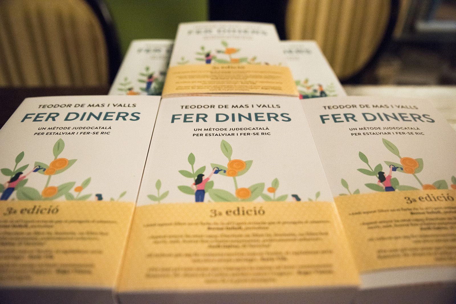 Presentació del llibre 'Fer diners' de Teodor de Mas. FOTO: Bernat Millet.