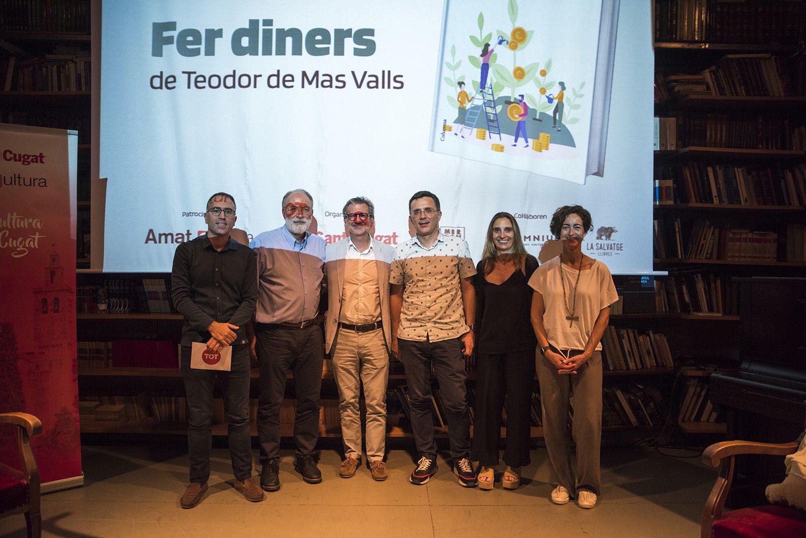 Presentació del llibre 'Fer diners' de Teodor de Mas. FOTO: Bernat Millet.