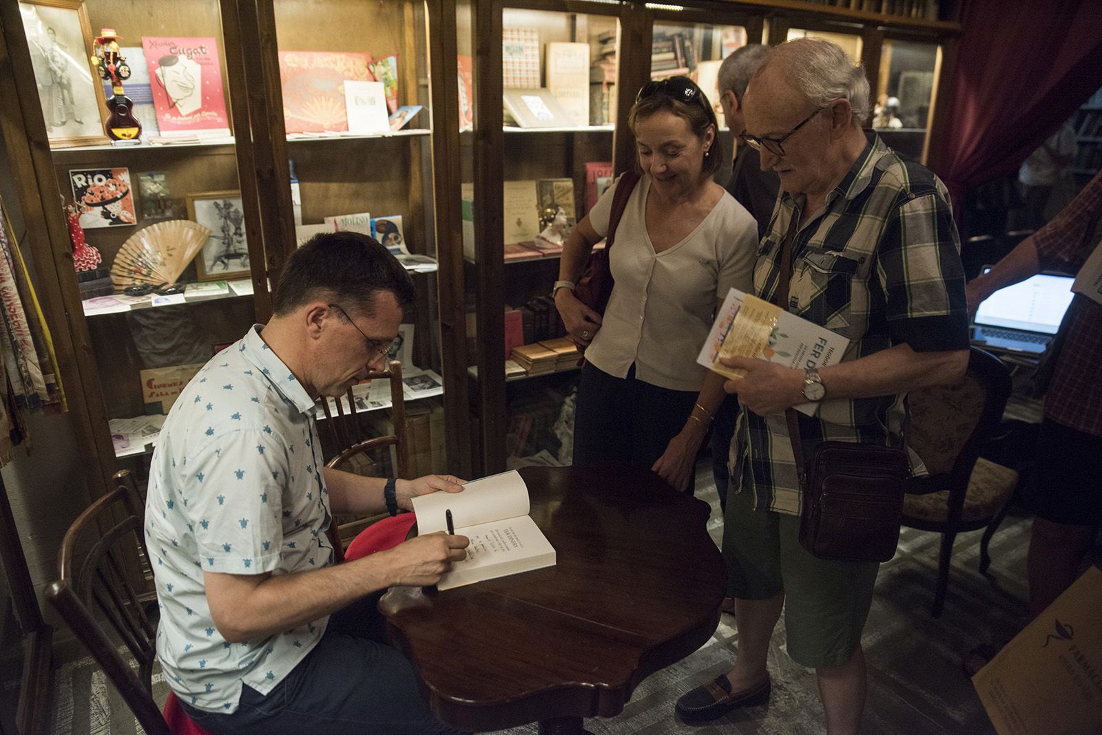 Presentació del llibre 'Fer diners' de Teodor de Mas. FOTO: Bernat Millet.