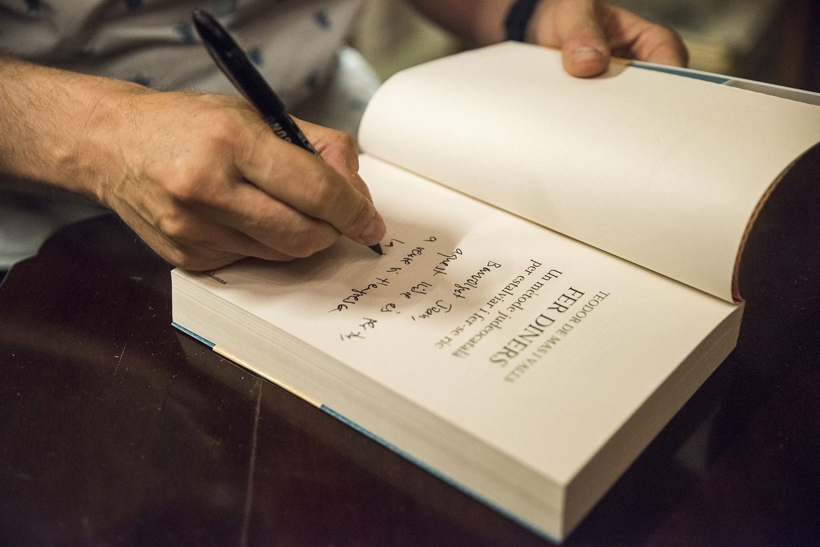 Presentació del llibre 'Fer diners' de Teodor de Mas. FOTO: Bernat Millet.