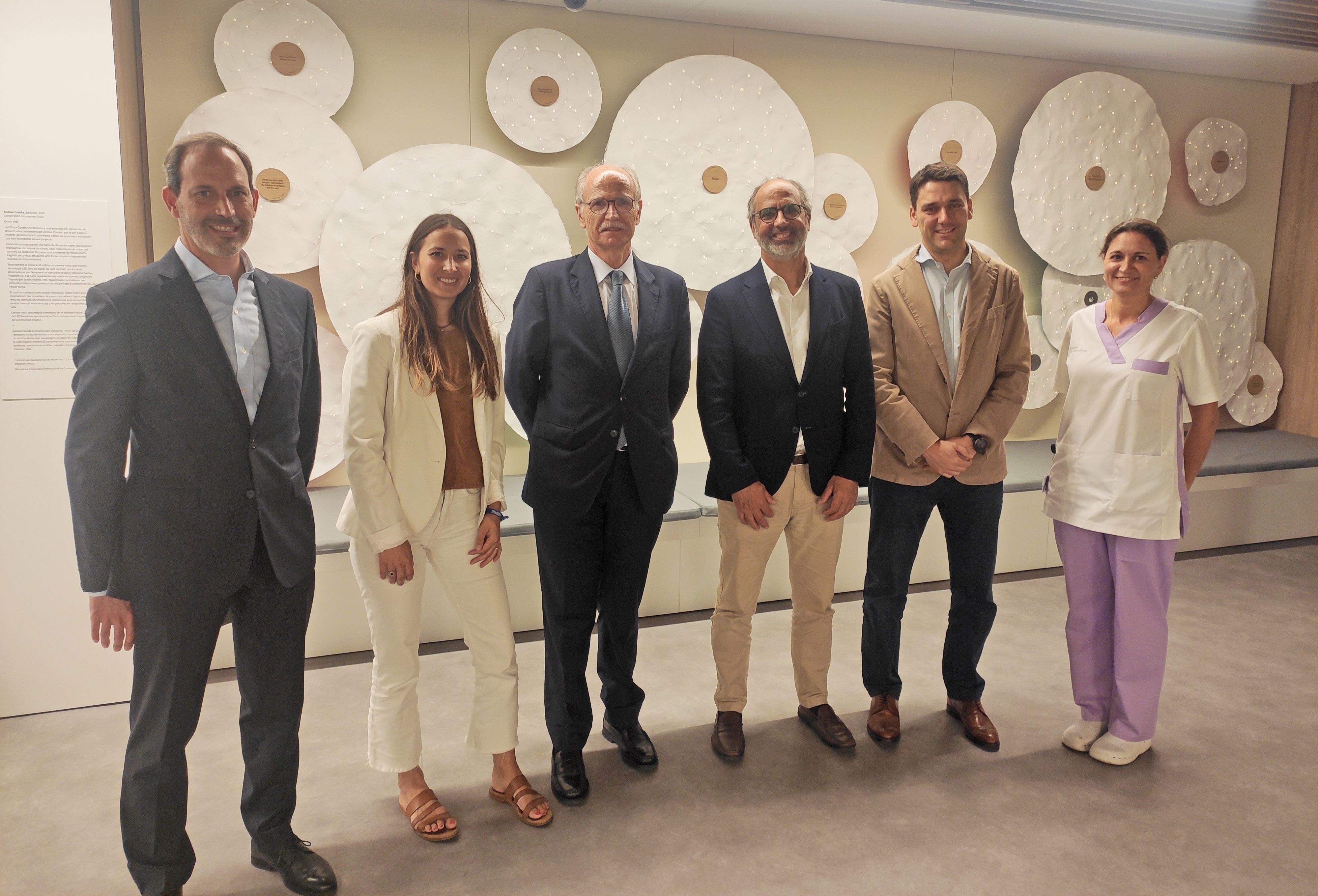 Presentació del conveni entre Cuides UIC Barcelona i Asisted. FOTO: Cedida