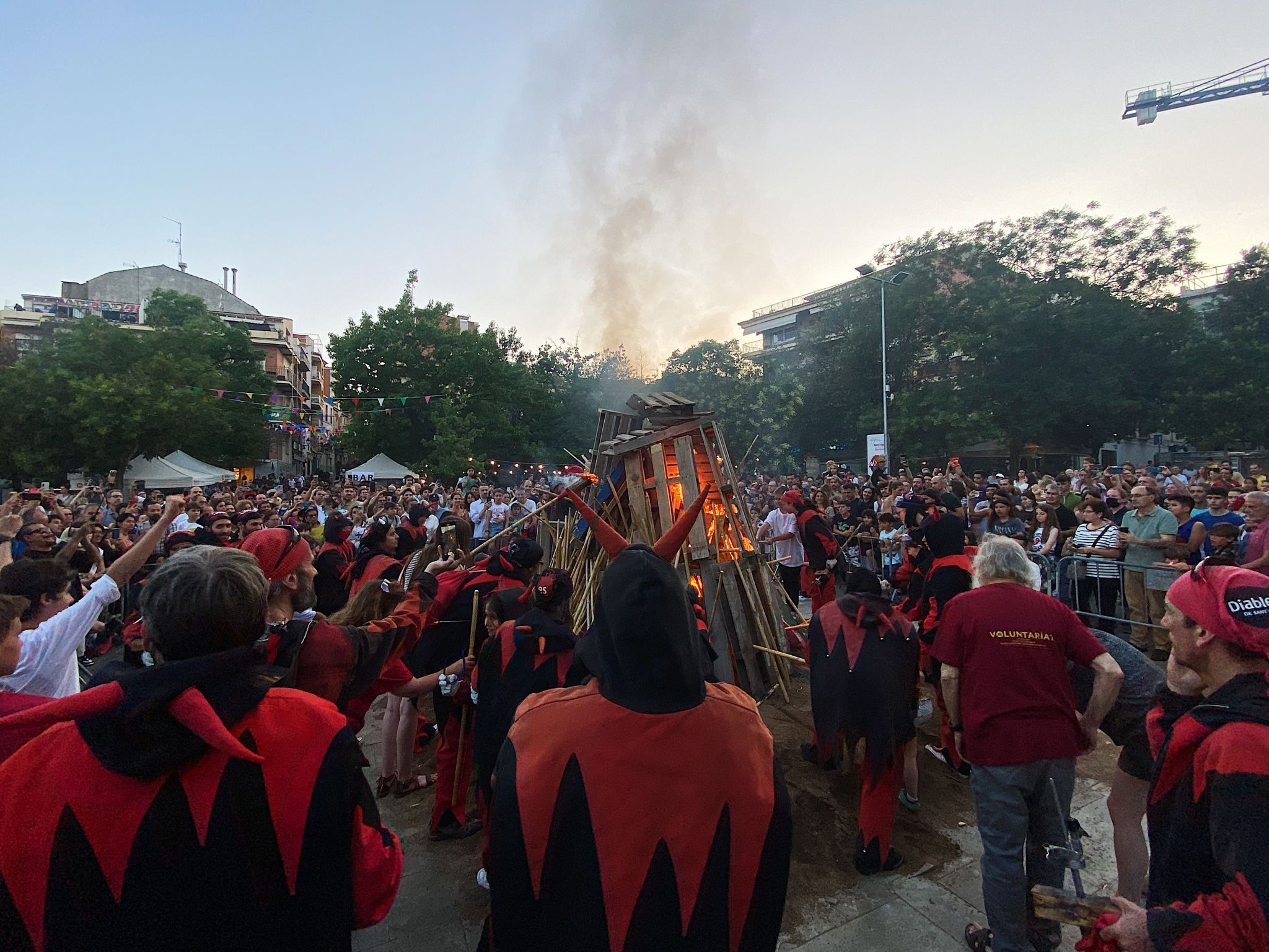 Encesa de la Flama del Canigó. Foto: Alba M. Vallejo