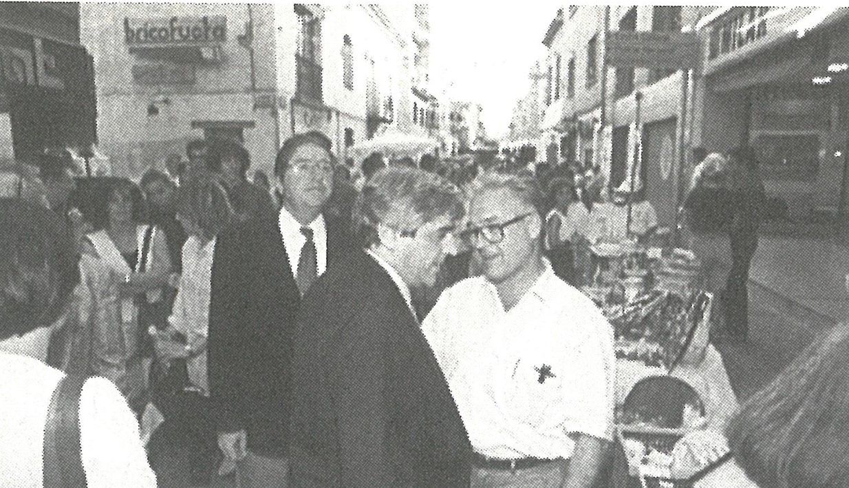 Primera botiga al carrer de Sant Cugat. 1994. FOTO: Arxiu del TOT