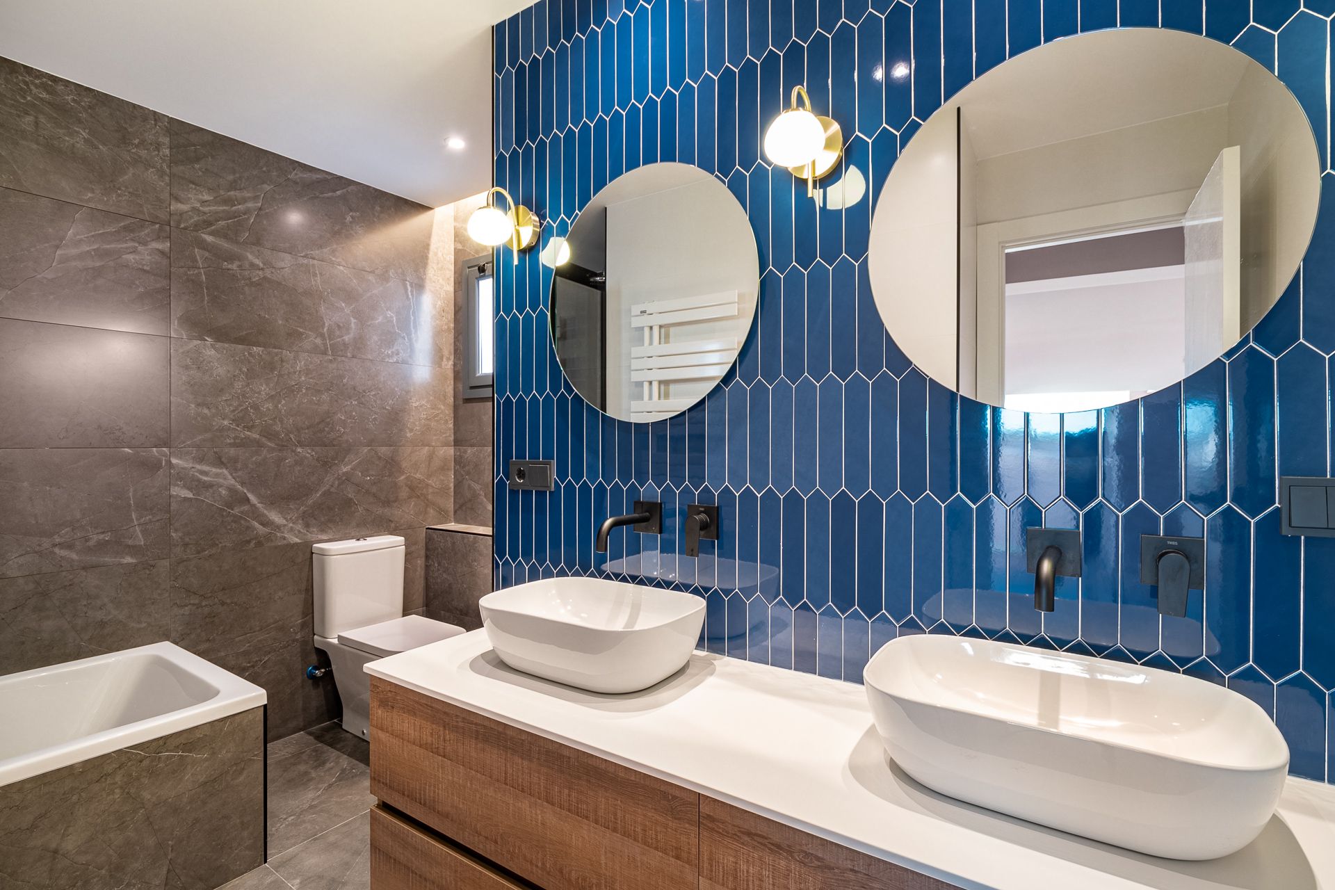  Els tons blaus aporten un estil contemporani i modern FOTO: Cedida