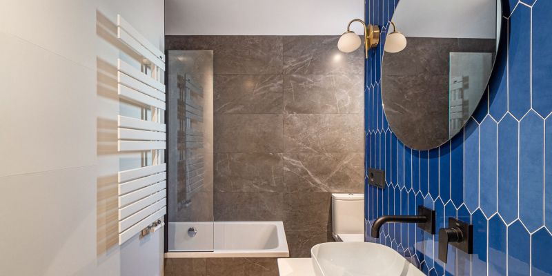 En aquesta ocasió el blau s'ha combinat amb el blanc i el gris FOTO: Cedida