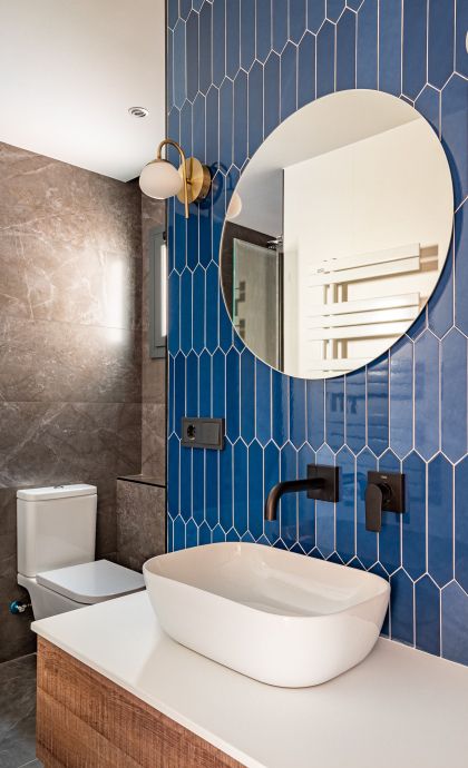 Les gammes cromàtiques blavoses creen una atmosfera pacífica i serena FOTO: Cedida