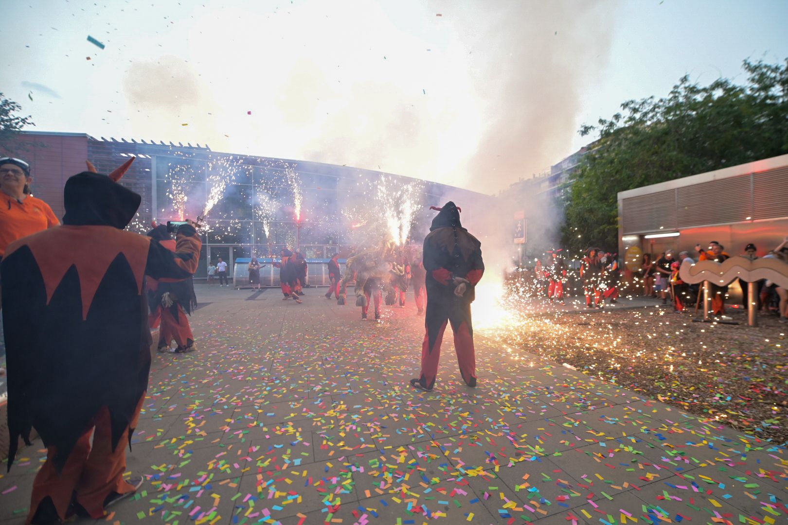 Esclat de Festa Major amb els Diables FOTO: Albert Canalejo