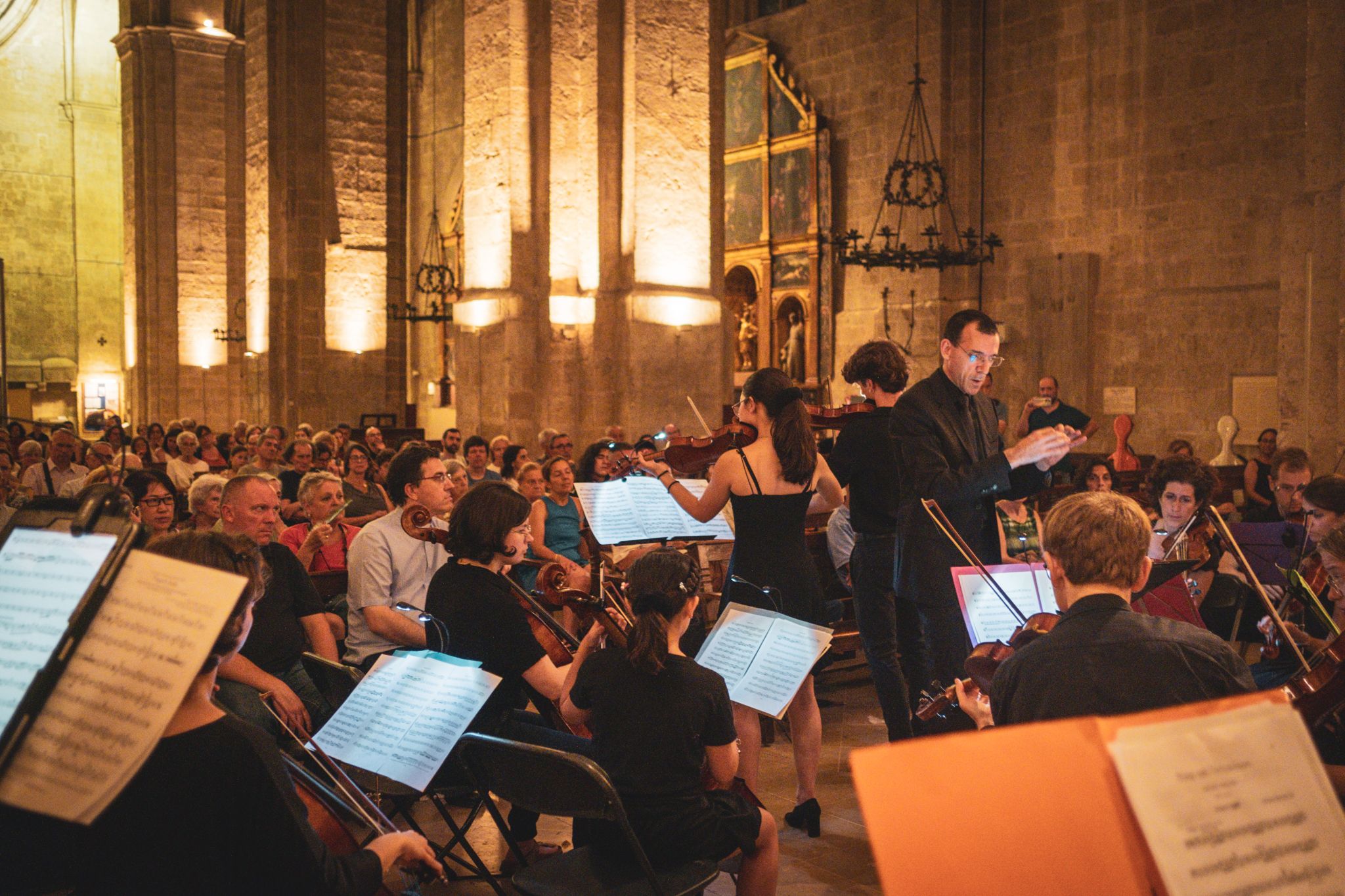 Orquestra Simfònica Fusió Sant Cugat, en concert. FOTO: Ale Gómez