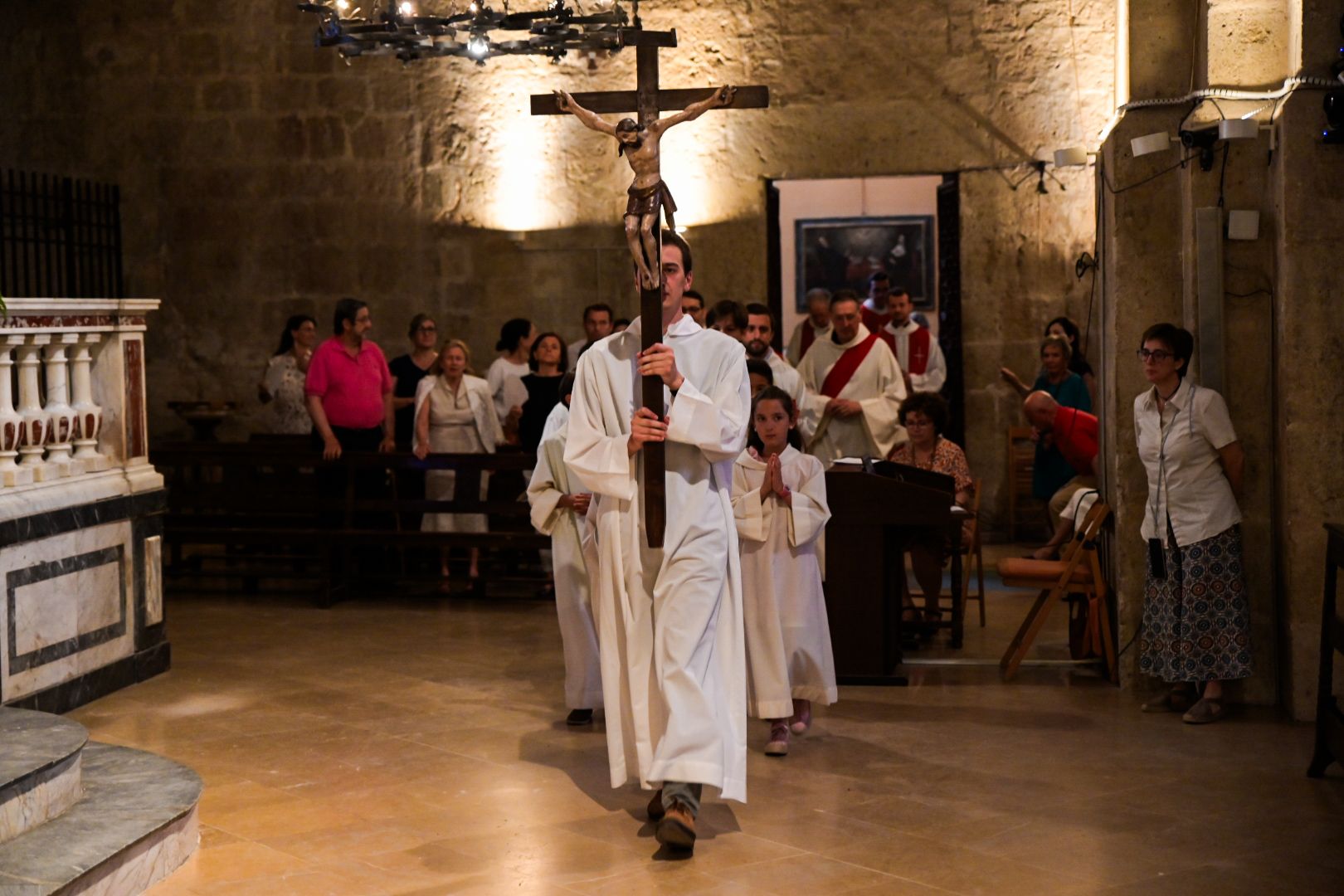 Misa de Sant Pere al Monestir de Sant Cugat. FOTO: Albert Canalejo