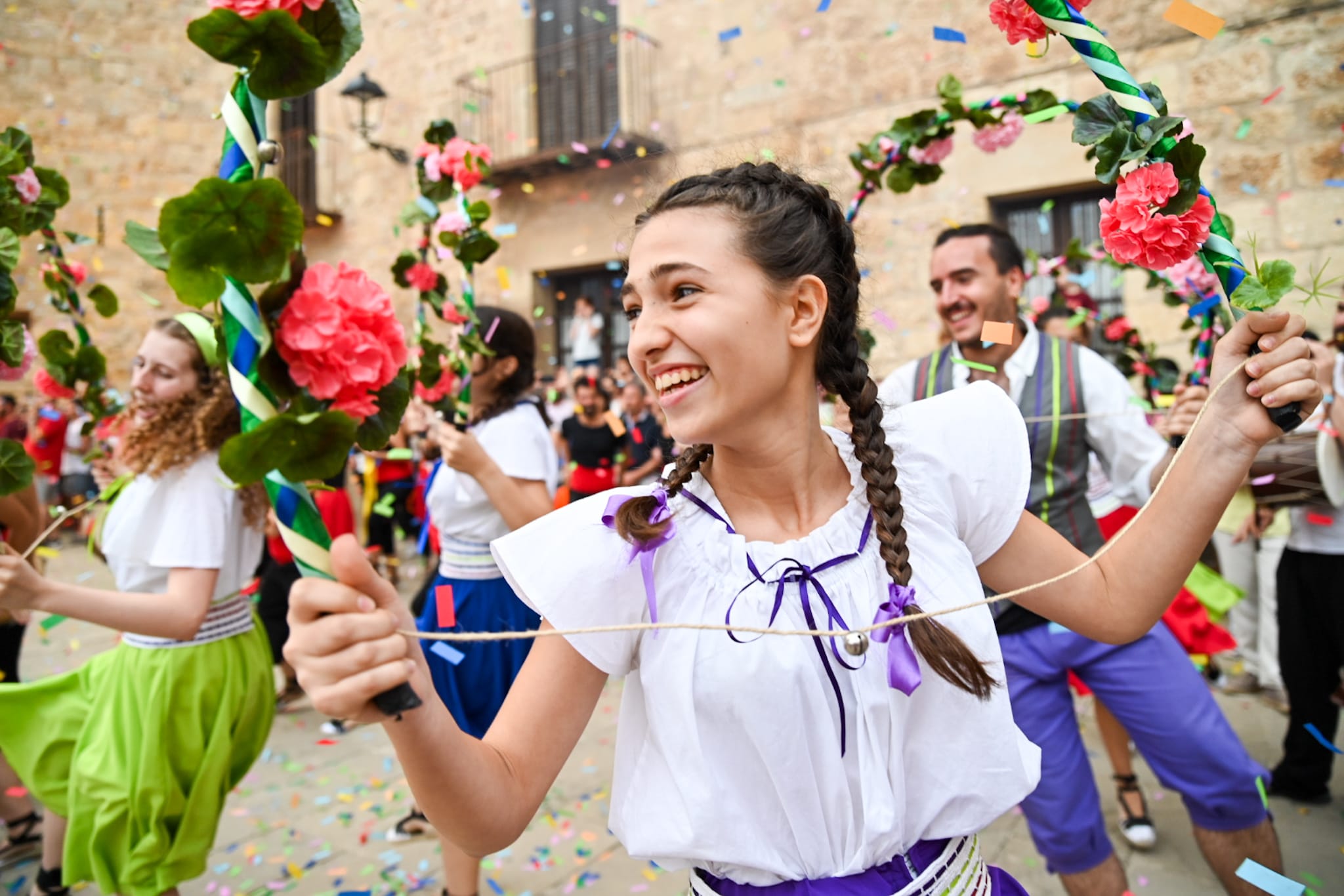 L'Esclat de Festa Major durant Sant Pere. FOTO: Albert Canalejo