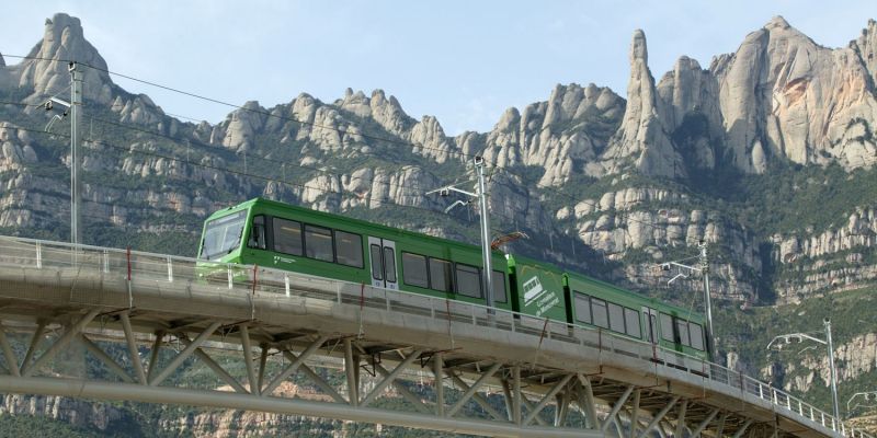 Funicular de Montserrat. FOTO: Toni Anguera