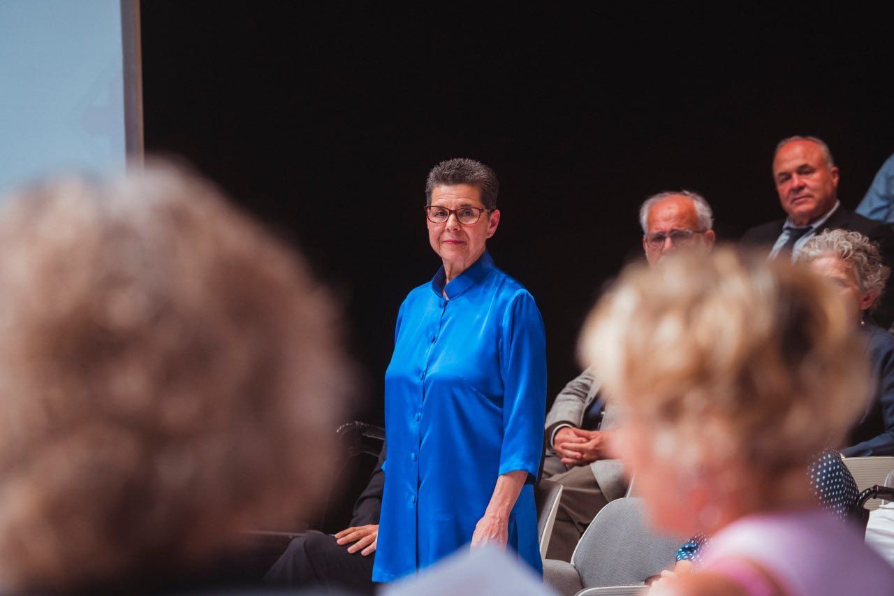 Vicki Bernadet durant la cerimònia d'entrega de la Creu de Sant Jordi FOTO: Cedida