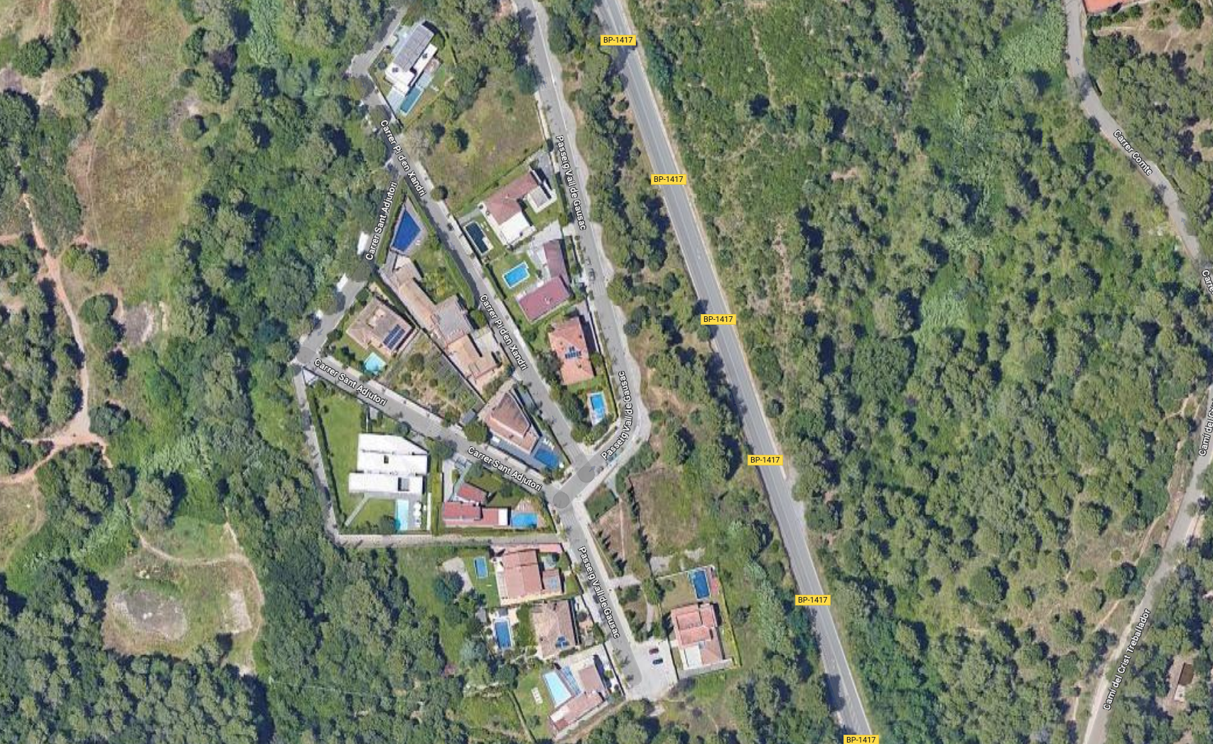 La urbanització de la Costa del Golf FOTO: Google Maps