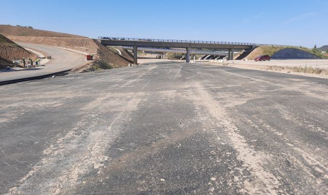 Un tram inacabat de la B-40 FOTO: TOT Sant Cugat