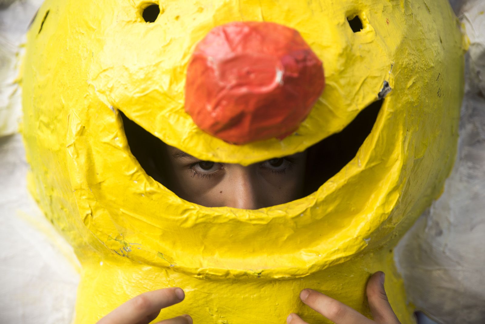 Cercavila de capgrossos i gegants de Festa Major de Mira-Sol. FOTO: Bernat Millet.