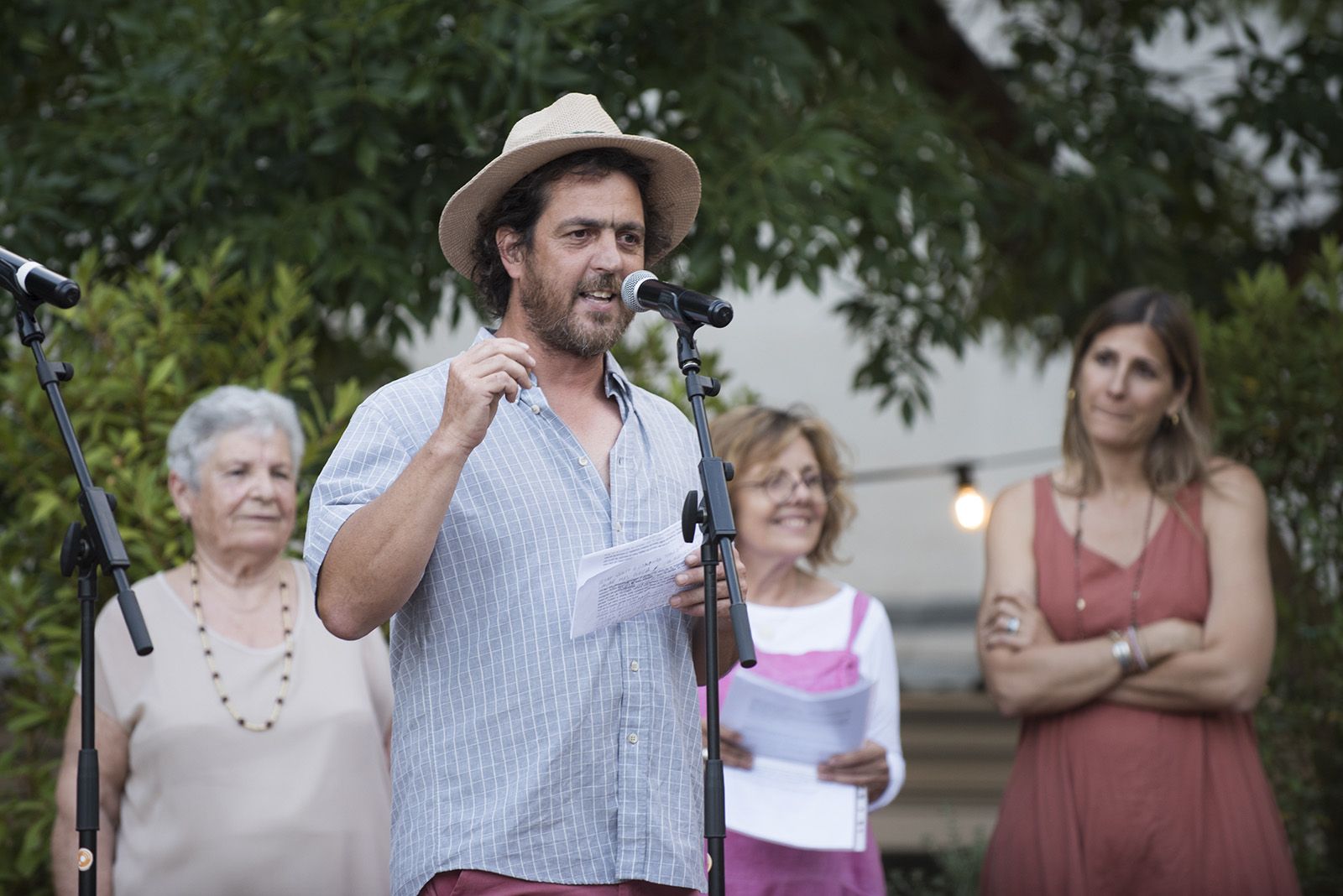 Pregó a càrrec del Mercat de Pagès de Mira-sol. FOTO: Bernat Millet.