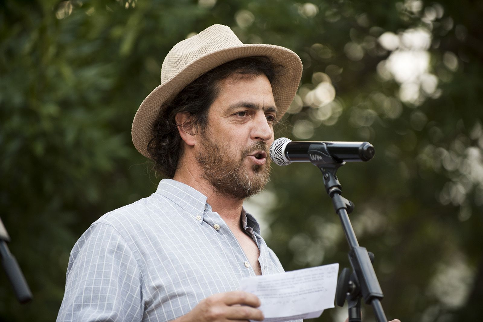 Pregó a càrrec del Mercat de Pagès de Mira-sol. FOTO: Bernat Millet.
