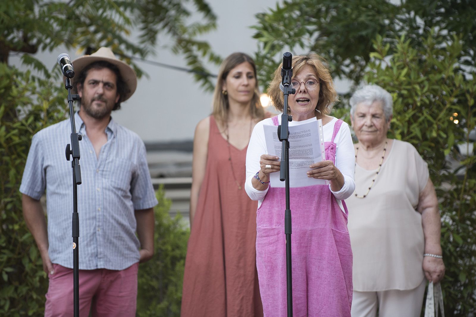 Pregó a càrrec del Mercat de Pagès de Mira-sol. FOTO: Bernat Millet.