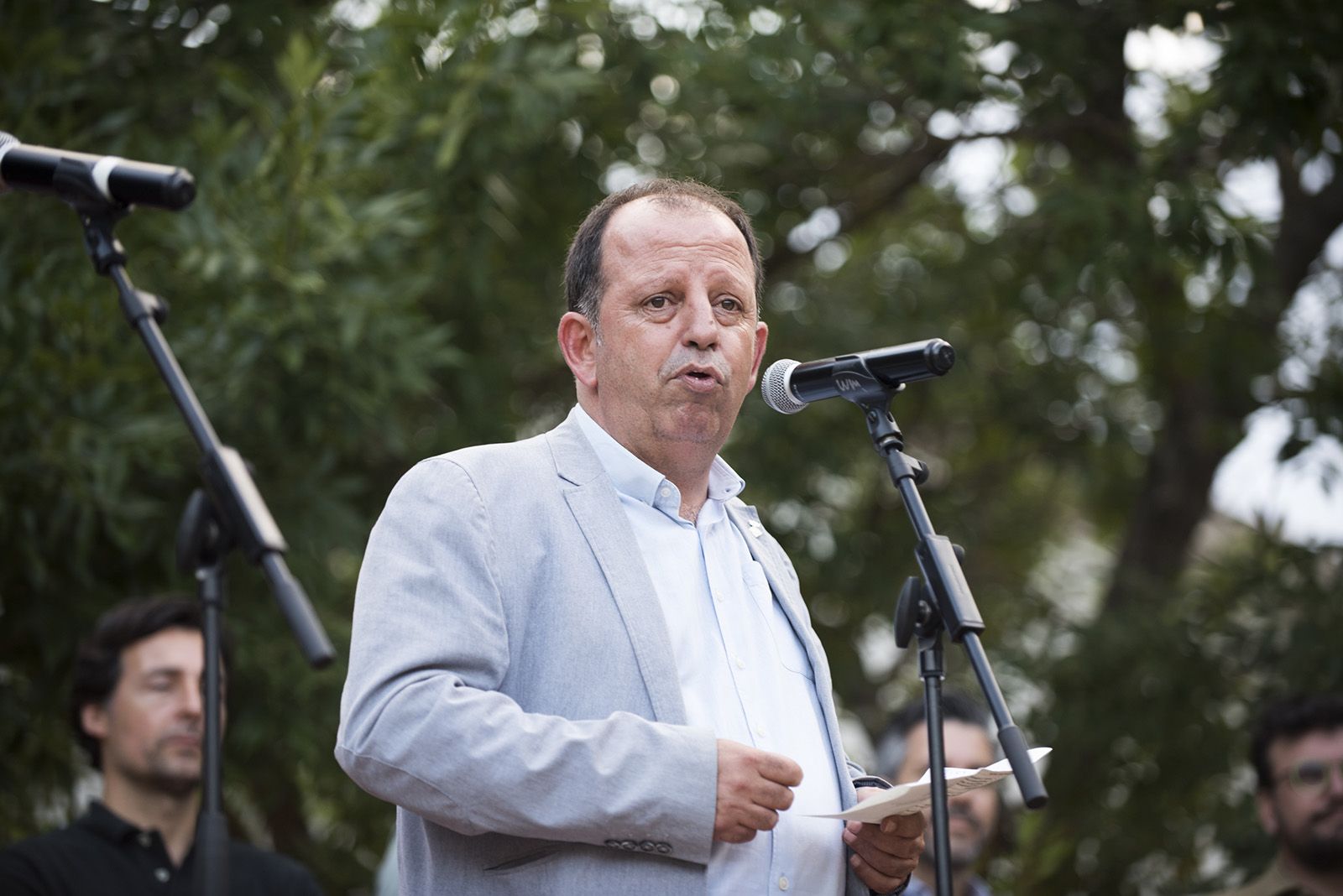 Pregó a càrrec del Mercat de Pagès de Mira-sol. FOTO: Bernat Millet.