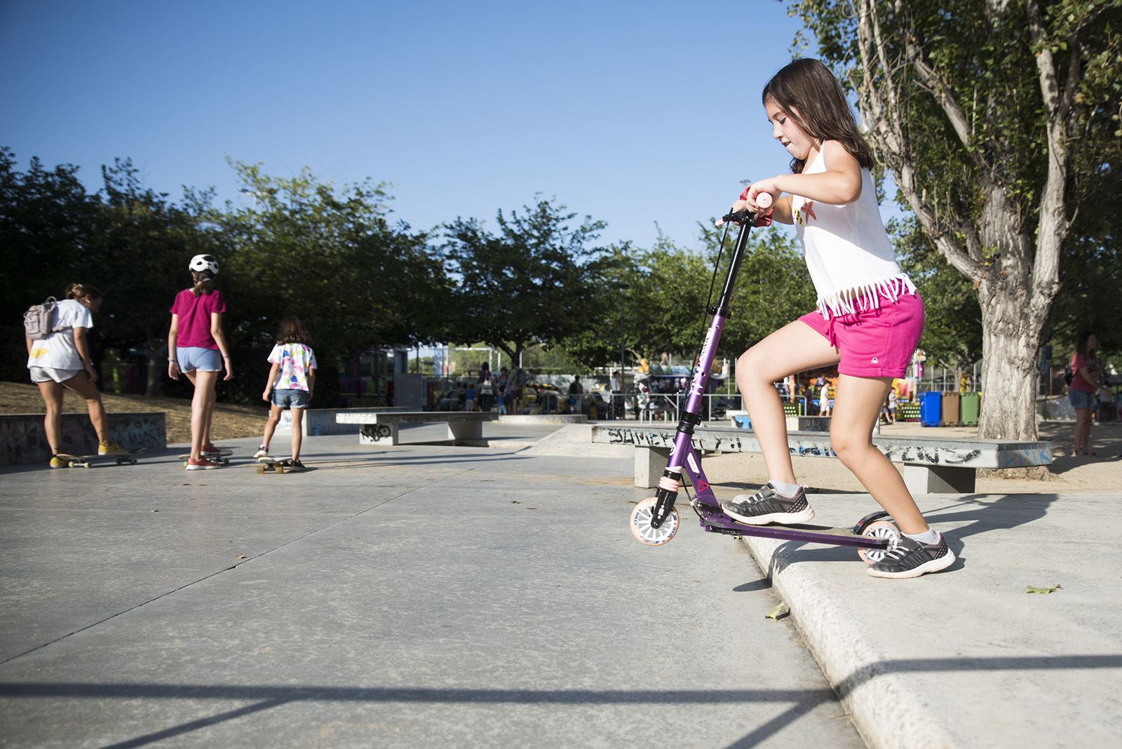 Taller de patinet i skate. FOTO: Bernat Millet.