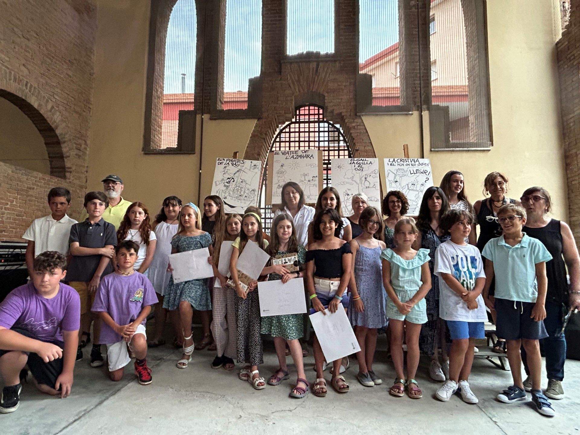 Tots els guanyadors de la 18a edició dels Premis de Narrativa Infantil de Sant Cugat. FOTO: Cedida