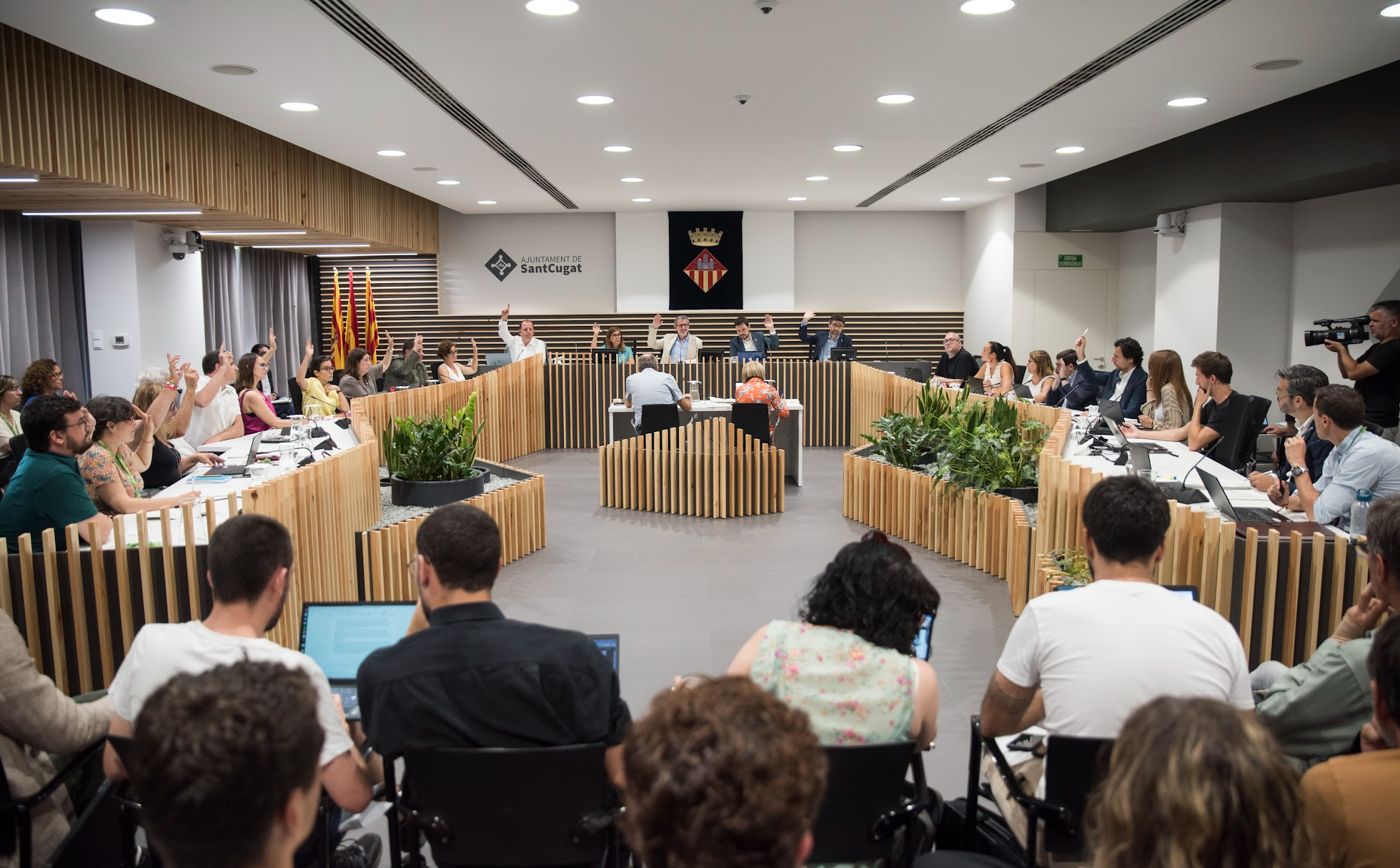 El Ple Municipal. FOTO: Bernat Millet