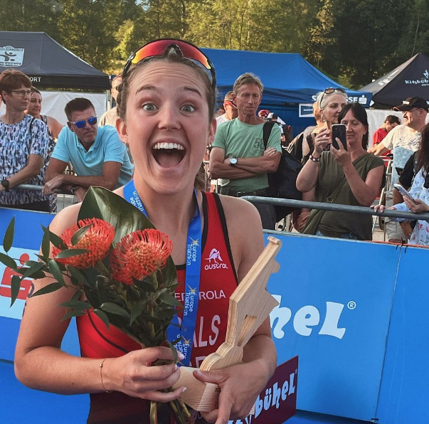 Maria Casals, bronze en la Copa d'Europa de triatló. FOTO: Cedida