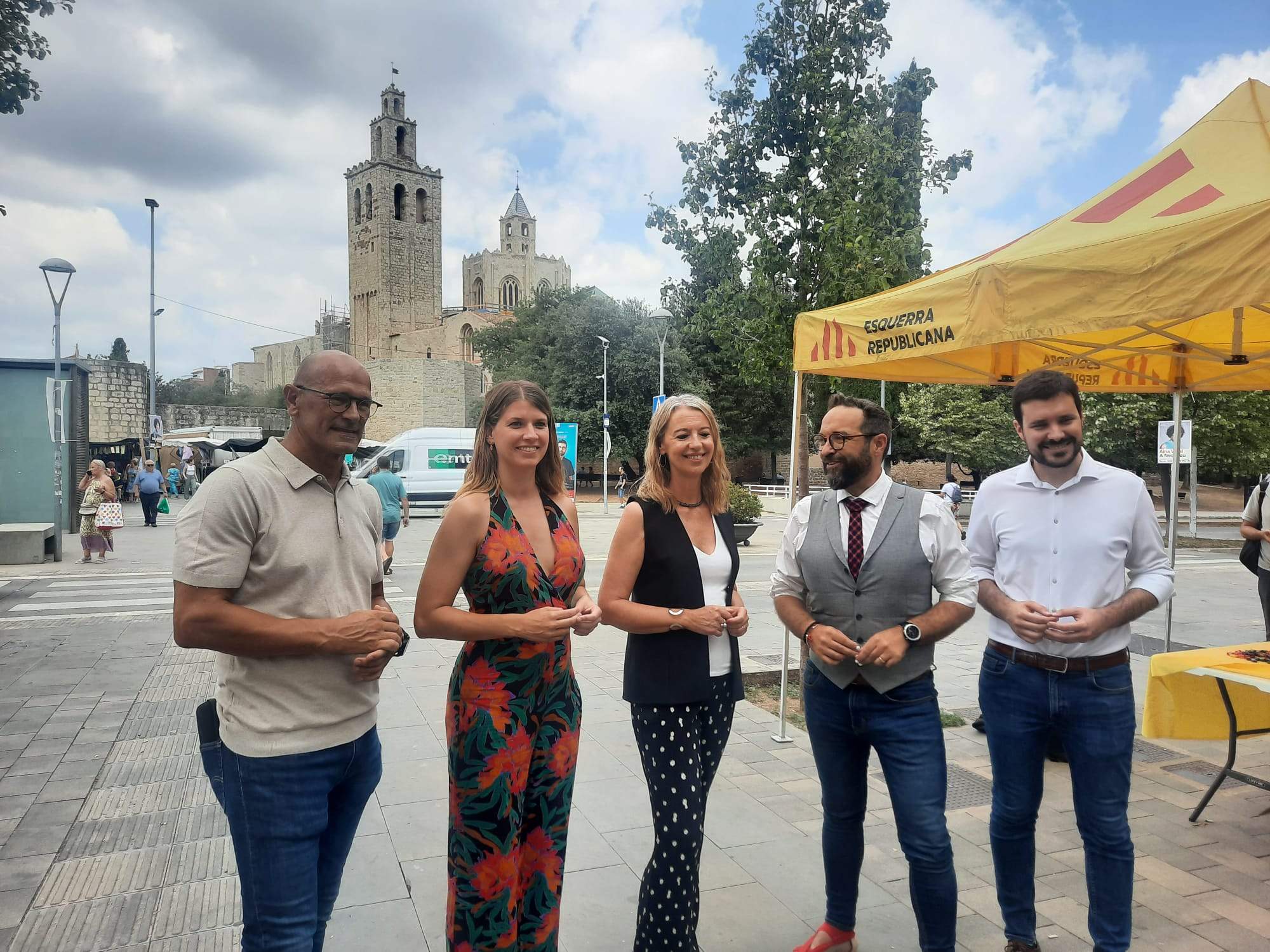 Raül Romeva, Laura Oliver, Mireia Ingla, Juli Fernández i Bernat Picornell FOTO: TOT