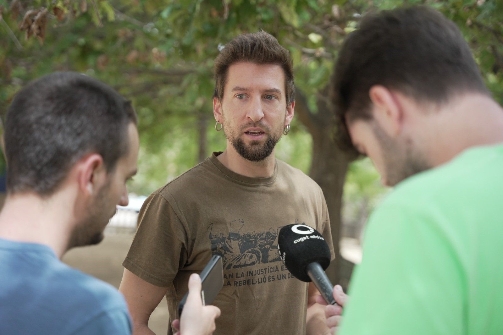 Marco Simarro, portaveu de la CUP Sant Cugat. FOTO: CUP Sant Cugat