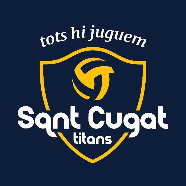 L'escut del Titans Vòlei Sant Cugat, el nou equip de voleibol del municipi. FOTO: Cedida