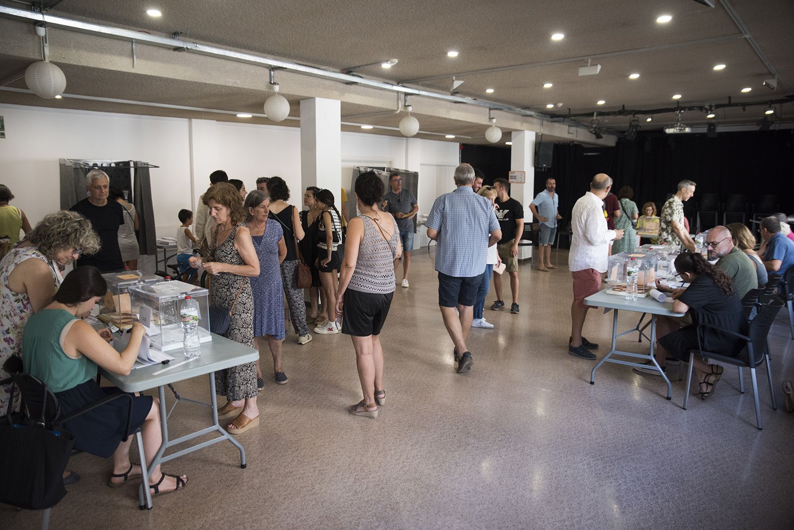 Seu electoral Casa de Cultura. FOTO: Bernat Millet