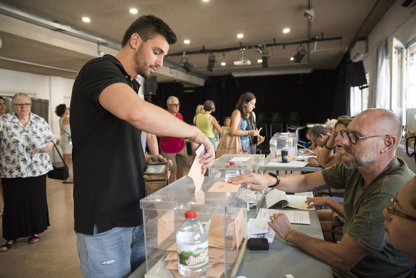 Seu electoral Casa de Cultura. FOTO: Bernat Millet