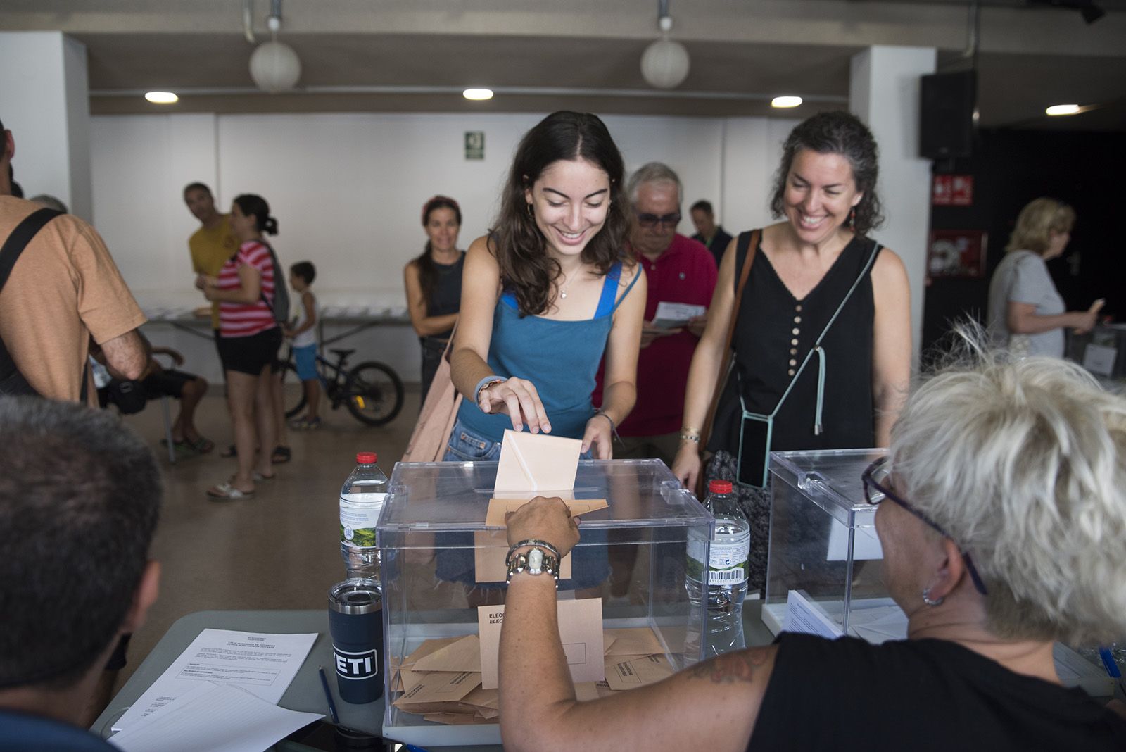 Seu electoral Casa de Cultura. FOTO: Bernat Millet