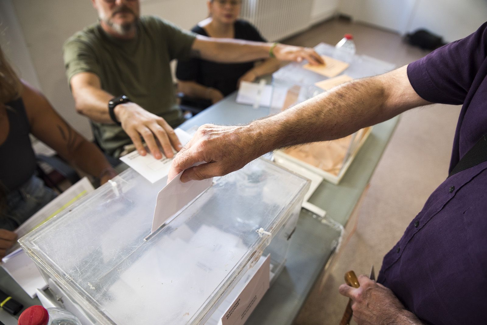Seu electoral Casa de Cultura. FOTO: Bernat Millet