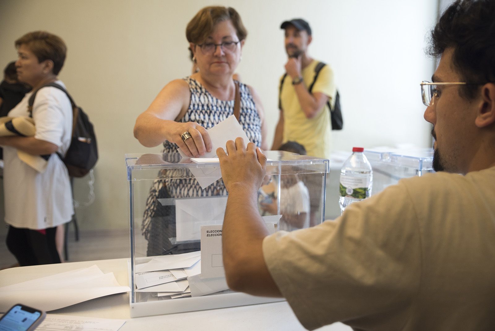 Seu electoral al Casal d'Avis. FOTO: Bernat Millet