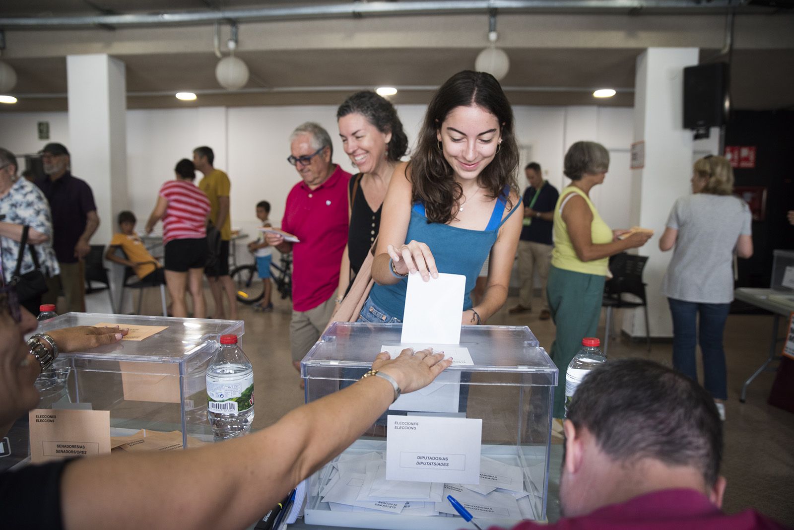 Seu electoral Casa de Cultura. FOTO: Bernat Millet