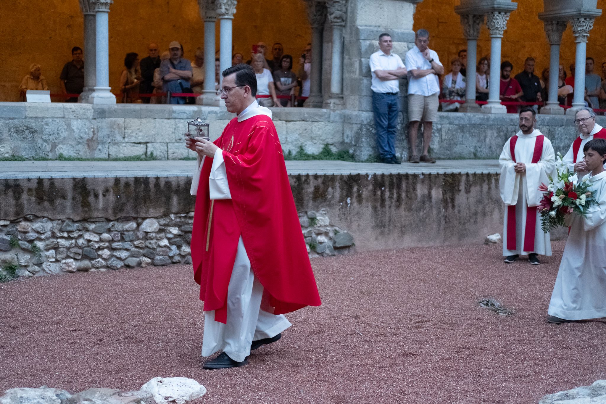 Celebració en honor del màrtir Sant Cugat. FOTO: Ale Gómez