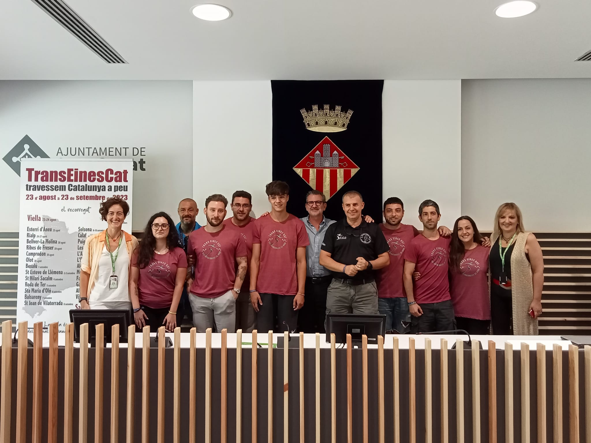 La presentació s'ha produït a la sala de plens de l'ajuntament. FOTO: Ajuntament