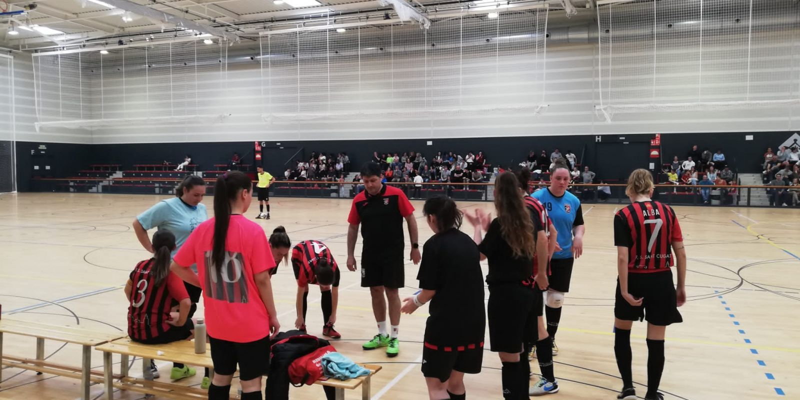 En el debut a la Divisió d'Honor la temporada passada, l'FS Sant Cugat va quedar en quarta posició. FOTO: Cedida