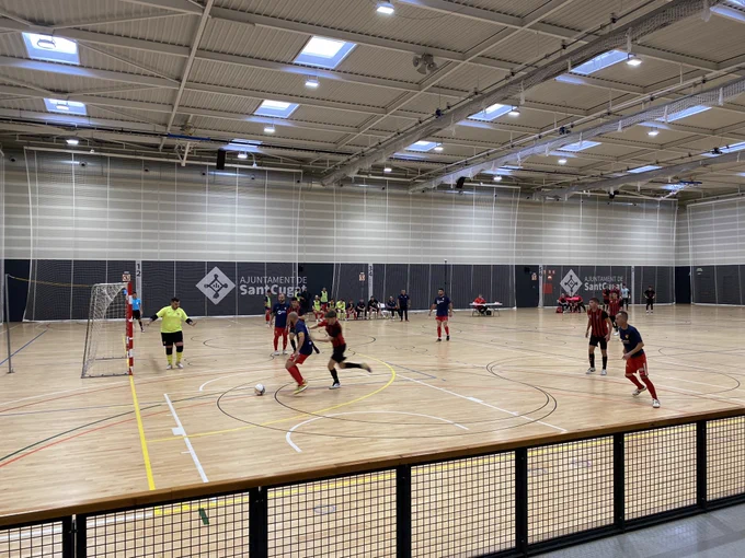 El masculí del FS Sant Cugat se situa al grup 1 de la Primera Divisió. FOTO: Cedida