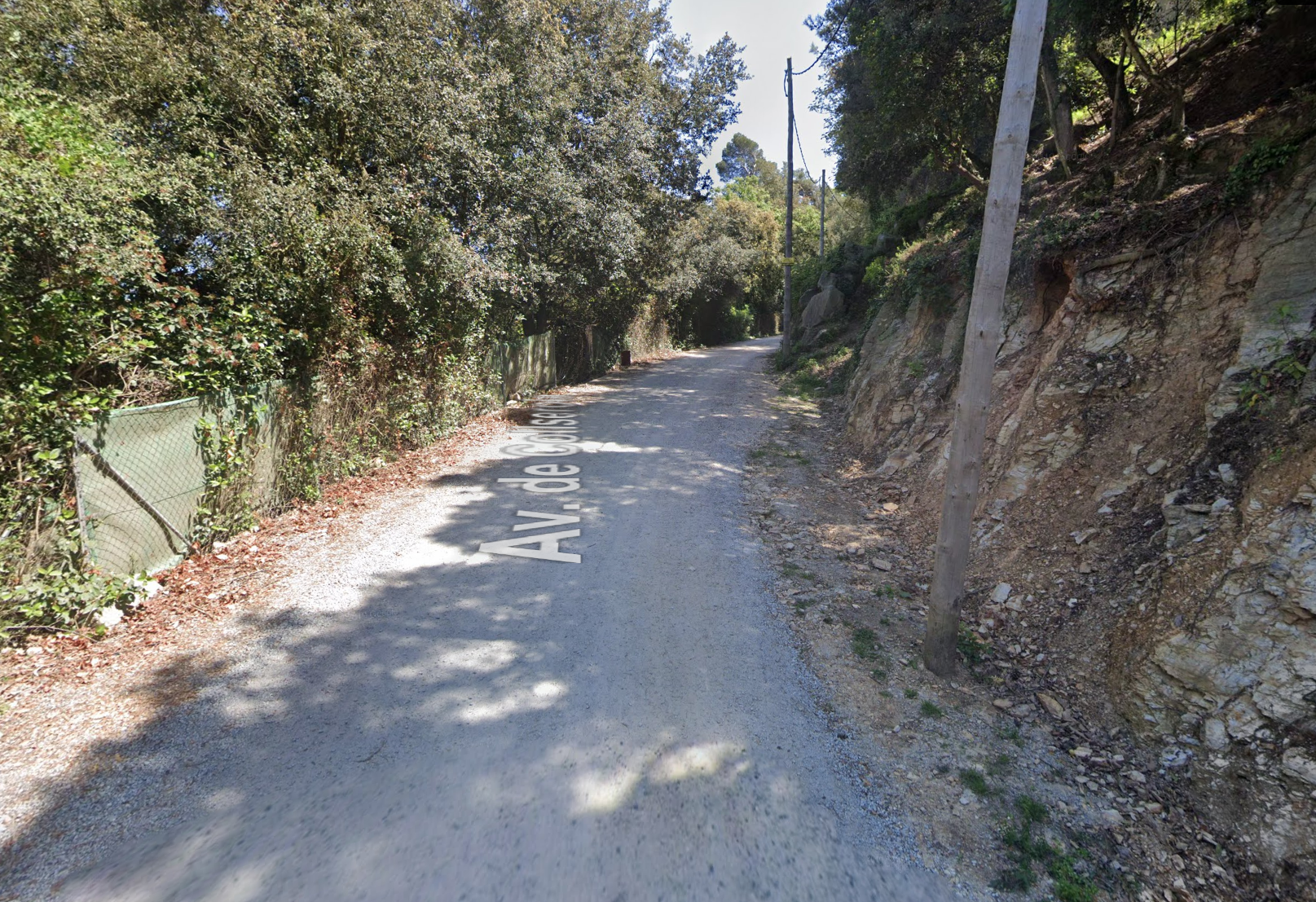 La troballa s'ha fet a l'entorn de l'avinguda de Collserola a Can Cortés (Sant Cugat) FOTO: Google Maps