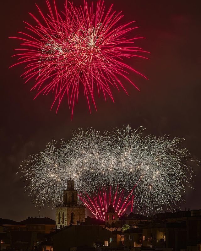 Castell de Focs. Festa Major de Sant Cugat 2023. FOTO: @jordidefebrer   