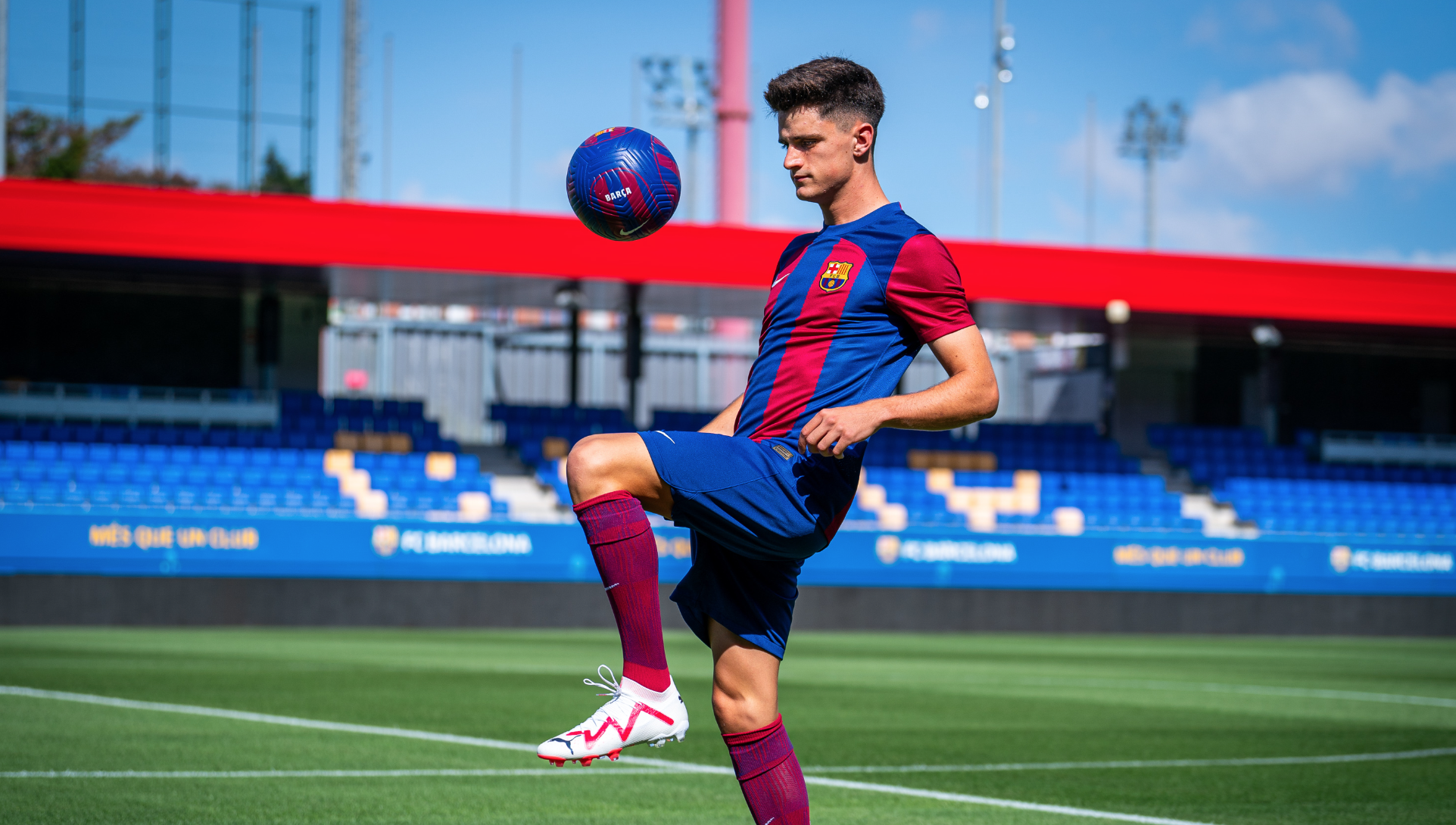 Pau Víctor al Barça. FOTO: Futbol Club Barcelona